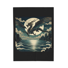 Load image into Gallery viewer, Moonlight Dragon Velveteen Plush Blanket