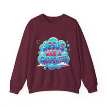 Load image into Gallery viewer, Jesus Was A Carpenter Crewneck Sweatshirt