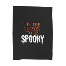 Load image into Gallery viewer, Spooky Season Velveteen Plush Blanket