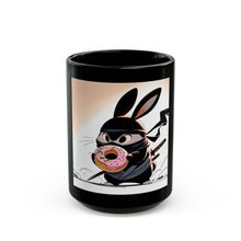 Load image into Gallery viewer, Ninja Bunny w/Donut Mug