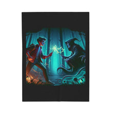Load image into Gallery viewer, Harry Vs. Voldemort Velveteen Plush Blanket