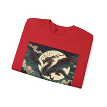 Load image into Gallery viewer, Moonlight Dragon Crewneck Sweatshirt