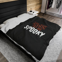 Load image into Gallery viewer, Spooky Season Velveteen Plush Blanket