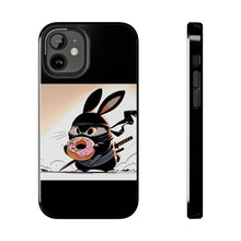 Load image into Gallery viewer, Ninja Bunny w/Donut Phone Cases
