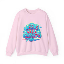 Load image into Gallery viewer, Jesus Was A Carpenter Crewneck Sweatshirt