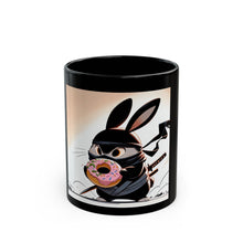 Load image into Gallery viewer, Ninja Bunny w/Donut Mug