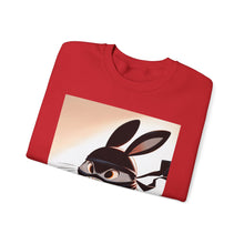 Load image into Gallery viewer, Ninja Bunny w/ Donut Crewneck Sweatshirt