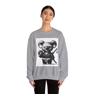 Ninja Koala w/Donut Crewneck Sweatshirt