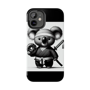 Ninja Koala w/Donut Phone Cases