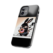 Load image into Gallery viewer, Ninja Bunny w/Donut Phone Cases
