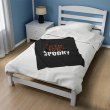 Load image into Gallery viewer, Spooky Season Velveteen Plush Blanket
