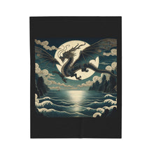 Load image into Gallery viewer, Moonlight Dragon Velveteen Plush Blanket
