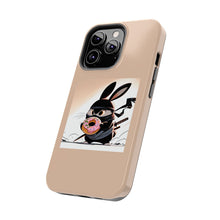 Load image into Gallery viewer, Ninja Bunny w/Donut Phone Cases
