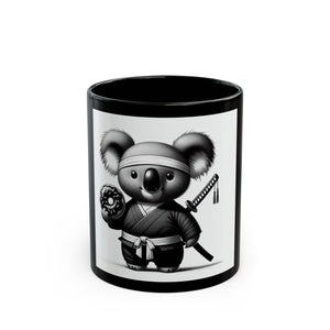 Ninja Koala w/ Donut Mug (11oz, 15oz)