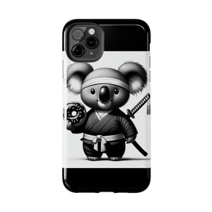 Ninja Koala w/Donut Phone Cases