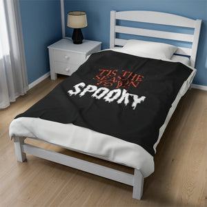 Spooky Season Velveteen Plush Blanket