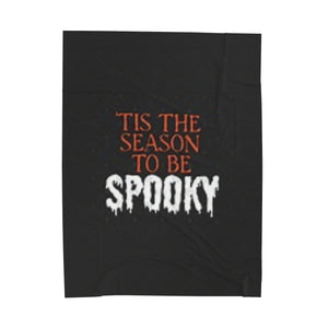 Spooky Season Velveteen Plush Blanket