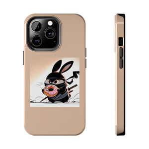 Ninja Bunny w/Donut Phone Cases