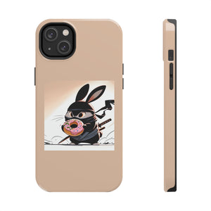 Ninja Bunny w/Donut Phone Cases