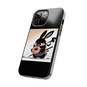 Ninja Bunny w/Donut Phone Cases