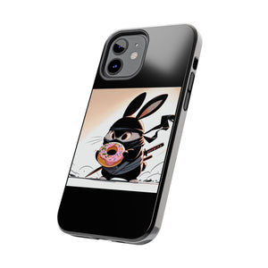 Ninja Bunny w/Donut Phone Cases