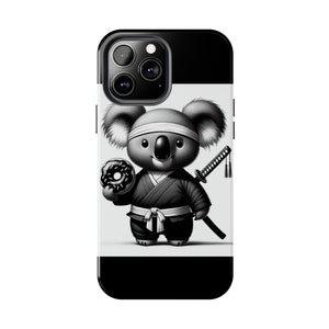 Ninja Koala w/Donut Phone Cases