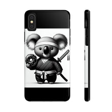 Load image into Gallery viewer, Ninja Koala w/Donut Phone Cases
