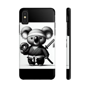 Ninja Koala w/Donut Phone Cases