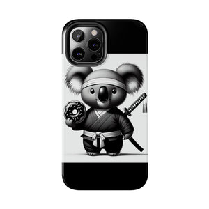 Ninja Koala w/Donut Phone Cases