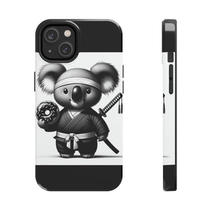 Ninja Koala w/Donut Phone Cases