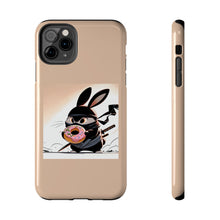 Load image into Gallery viewer, Ninja Bunny w/Donut Phone Cases
