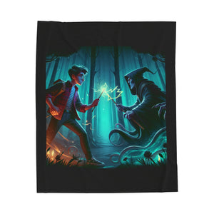 Harry Vs. Voldemort Velveteen Plush Blanket