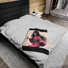 Load image into Gallery viewer, Nezuko Velveteen Plush Blanket
