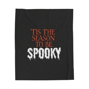 Spooky Season Velveteen Plush Blanket