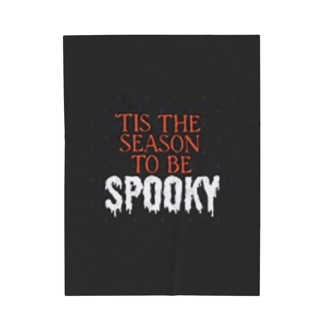 Spooky Season Velveteen Plush Blanket