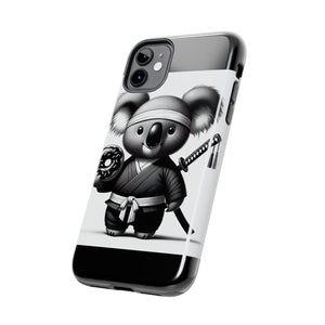 Ninja Koala w/Donut Phone Cases