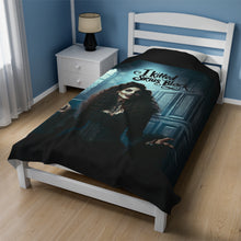 Load image into Gallery viewer, Bellatrix LeStrange Velveteen Plush Blanket
