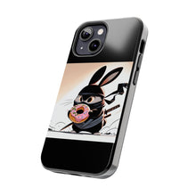 Load image into Gallery viewer, Ninja Bunny w/Donut Phone Cases
