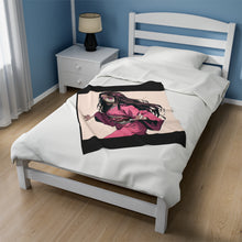 Load image into Gallery viewer, Nezuko Velveteen Plush Blanket
