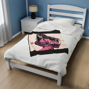 Nezuko Velveteen Plush Blanket