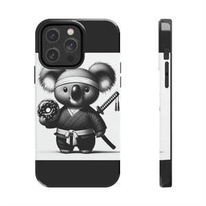 Ninja Koala w/Donut Phone Cases