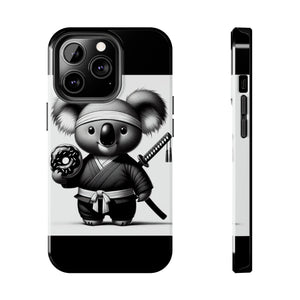 Ninja Koala w/Donut Phone Cases