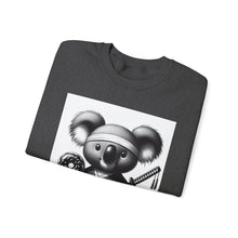 Load image into Gallery viewer, Ninja Koala w/Donut Crewneck Sweatshirt
