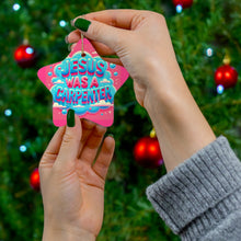 Load image into Gallery viewer, Jesus Was A Carpenter Ceramic Ornament
