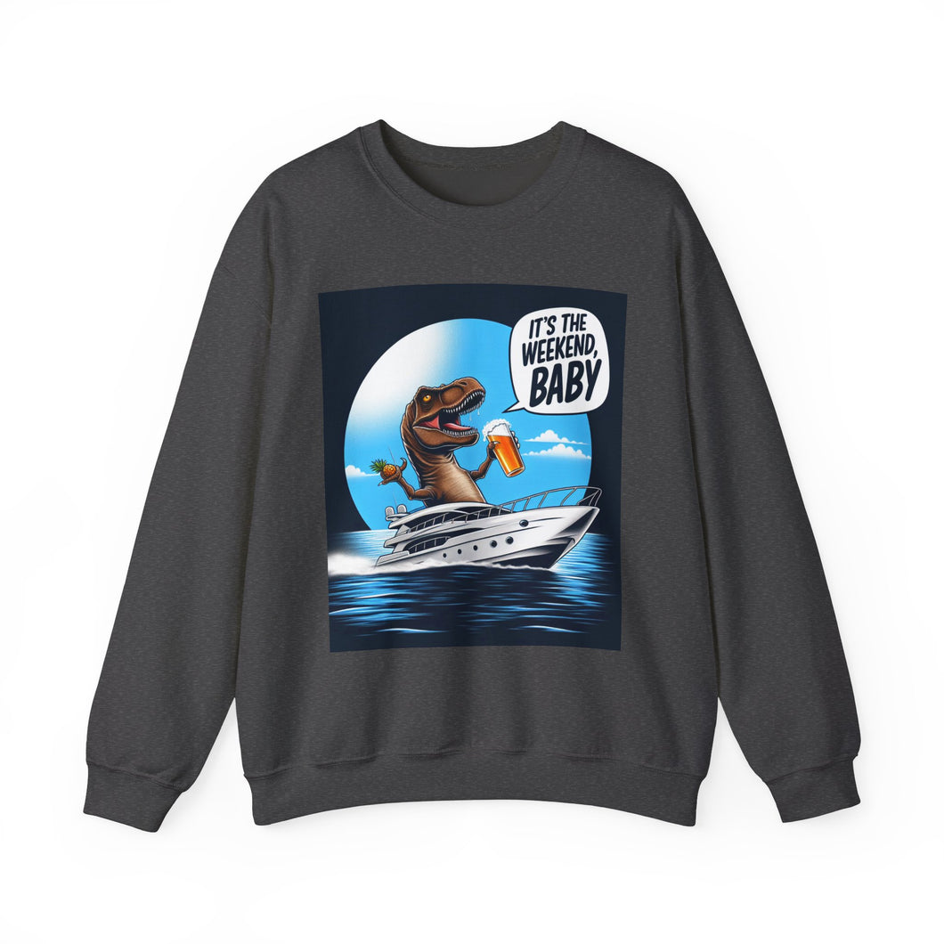 Drunken T-Rex Crewneck Sweatshirt