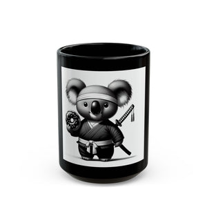 Ninja Koala w/ Donut Mug (11oz, 15oz)