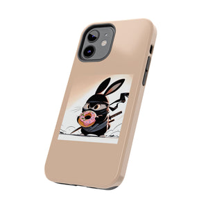 Ninja Bunny w/Donut Phone Cases