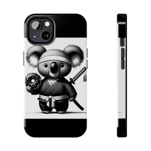 Ninja Koala w/Donut Phone Cases