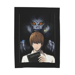 Light & Ryuk Velveteen Plush Blanket