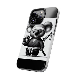 Ninja Koala w/Donut Phone Cases